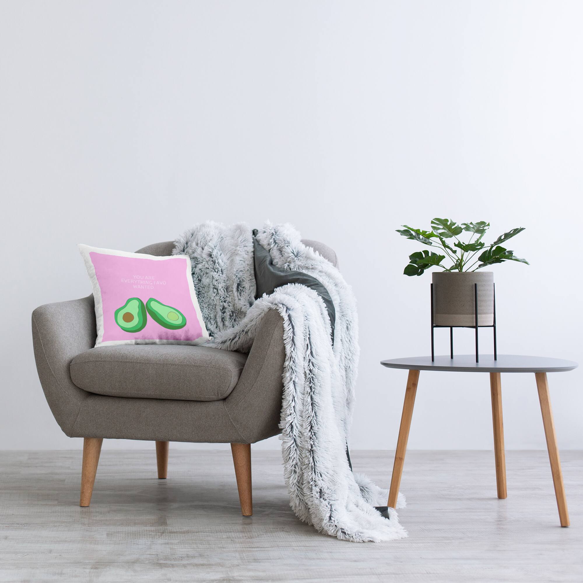 Stupell Industries Everything I Avo Wanted Avocado Food Pun Throw Pillow 18" x 18"
